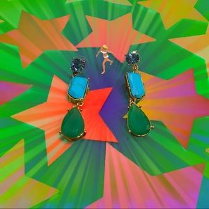 KATE SPADE Crystal Fiesta Linear earrings